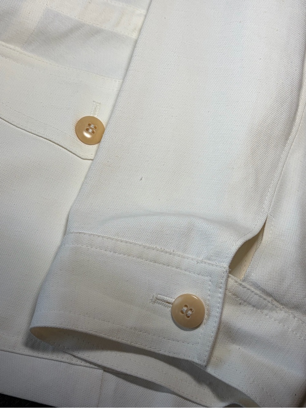Talbots White Lightweight Drawstring Jacket - Picture 10 of 13